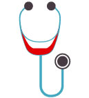 stethoscope icon.